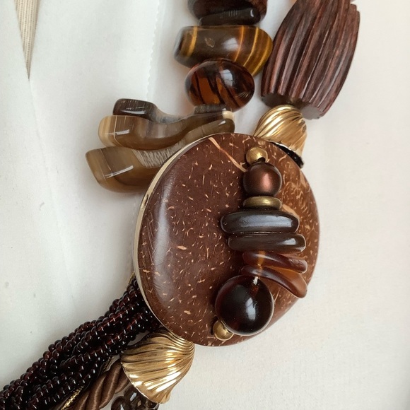 VINTAGE Designer Lucille Gauthier Statement Necklace - Picture 9 of 15